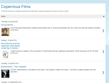Tablet Screenshot of copernicusfilms.com